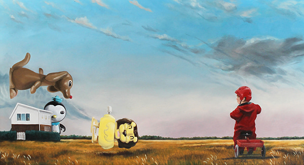 Small Toys (Where's My Brother) by Roy Martin | Lethbridge Gallery